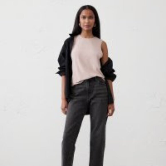 NWT Banana Republic Factory Timeless Tank Fresco Rose Pink Size S - Picture 9 of 9